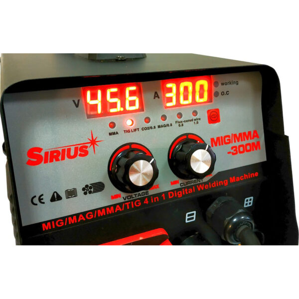 Напівавтомат інверторний Sirius MIG/MAG/MMA/TIG-320М 4 в 1